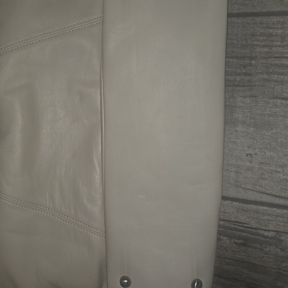 Coldwater Creek Cream Leather Shoulder Bag - Picture 5 of 8